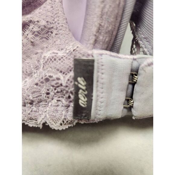 Aerie Size 32D Purple Lace Tshirt Bra - Picture 3 of 4
